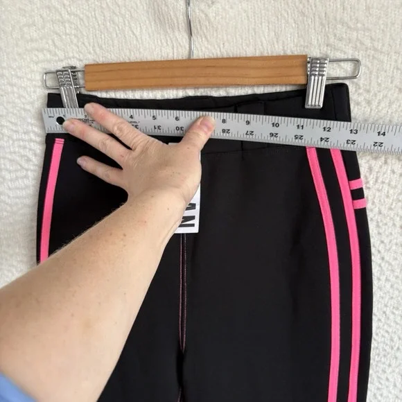I Am Gia Pants‎ Womens Small pink Black Stripe Flare - Picture 6 of 13